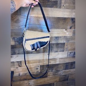 Faux fur purse
